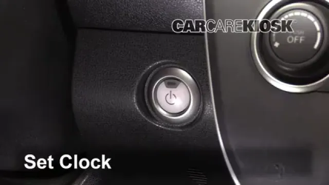 2013 Nissan Leaf SL Electric Clock Set Clock